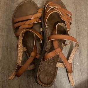 Brown sandals